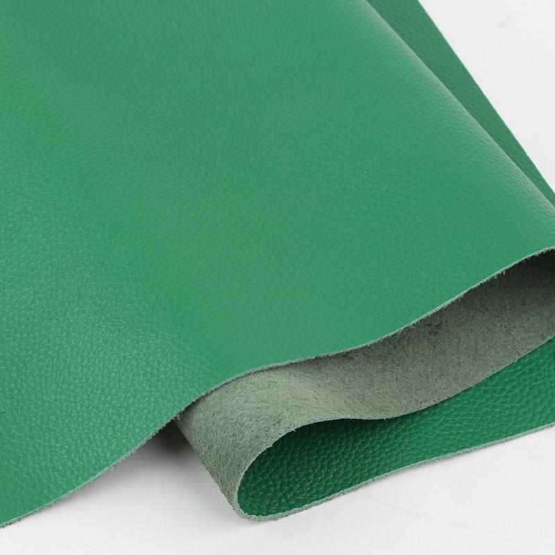 Emerald green genuine leather top layer cowhide leather 1.5mm sofa furniture seats bed scalp handmade DIY leather bag leather go