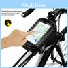 Premium Waterproof Bike Pu Frame Bag For Cyclists With Sensitive Touch Screen Phone Holder
