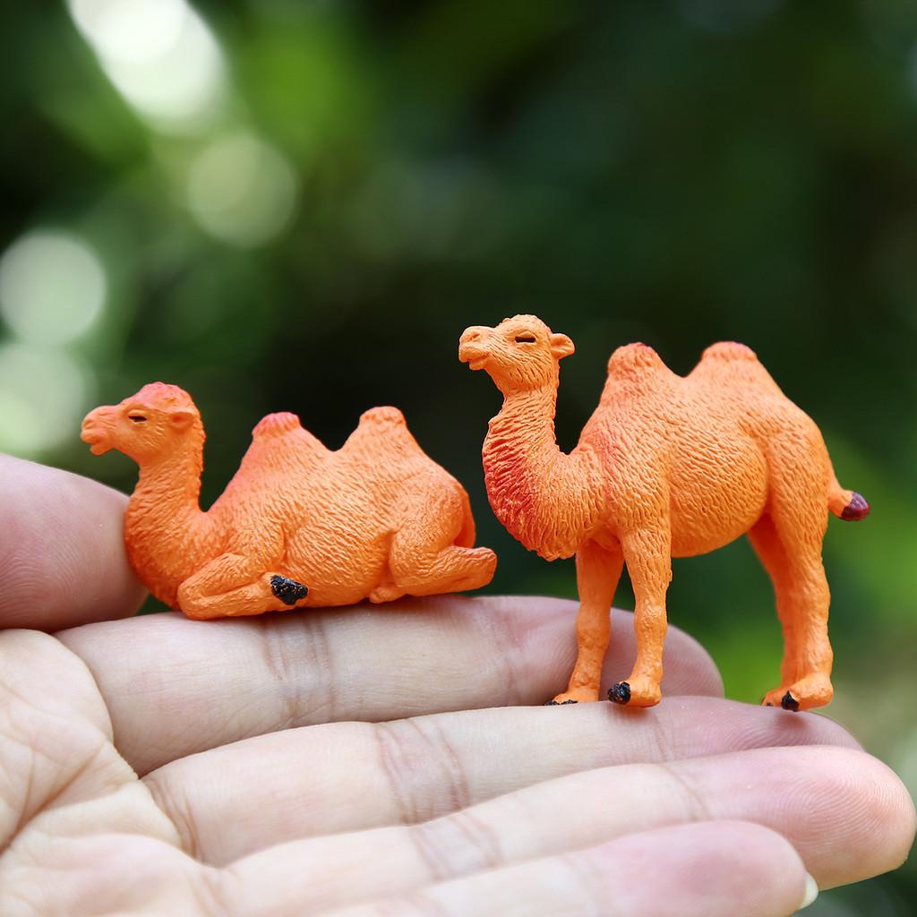 Bionic Animal Miniature Model Camel Desert Ship Aquarium Desk Decor For Kids