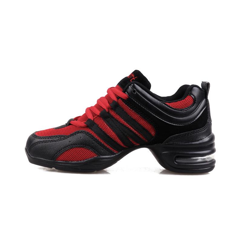 Unisex Breathable Mesh Dance Shoes with Soft Sole for Fitness, Aerobics, and Jazz.