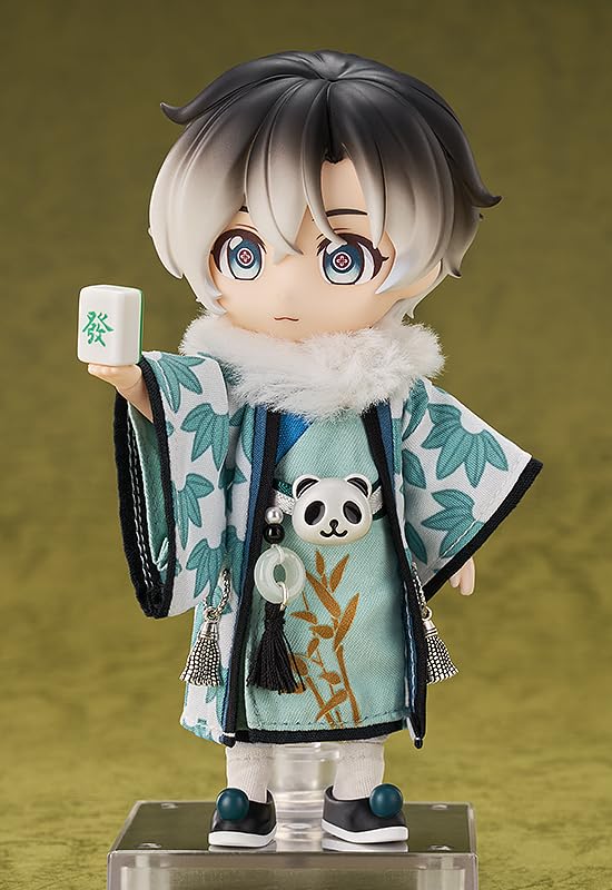 Nendoroid Doll Chinese Panda Mahjong Laurier Plastic Painted Movable Figure Non-scale