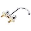 2 Handle Bathroom Faucet Water Saving Hot Water Centerset Bathroom Faucet for Kitchens Bath Basin