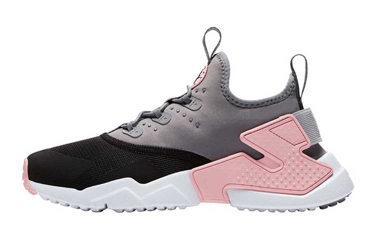 

Nike Fabric Cushioning Slip Resistant Abrasion Resistant Breathable Low top Running Shoes GS Gray Pink 943344-009 37.5