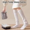 Non-Slip Bottom High Tube Sleep Socks Comfortable Fabric Leg Warmers  Autumn Winter