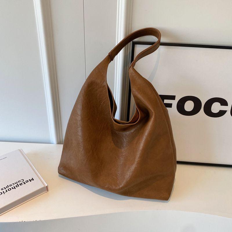 

Bag for Women Best Selling Shoulder Work Work Clothing Retro Big Bag Brown