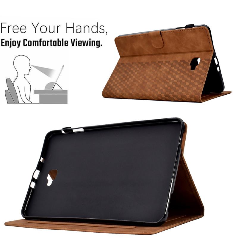 Funda For Samsung Galaxy Tab A 2016 Case 10.1" Luxury Stand Wallet Tablet Coque For Samsung Tab A 10 1 2016 SM T580 T585 Case