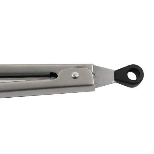 Suncraft Veggie Tongs, Mixing, Stir-frying, and Serving, Black, WW-209, Kitchen Tool for Working Women, Size: 31.2cm (L) x 4cm (W) x 3.5cm (H).