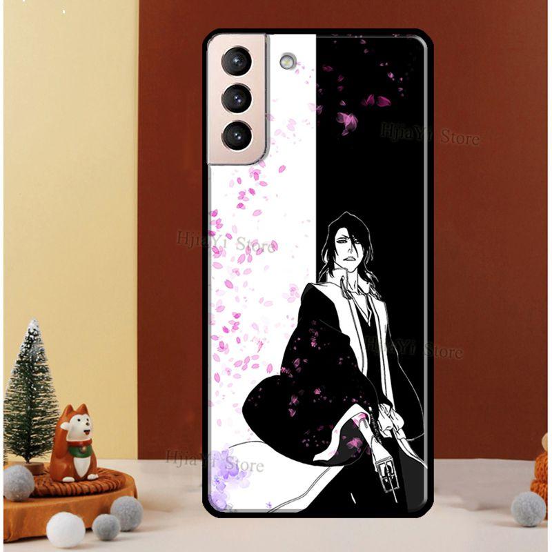 

Чехол с аниме Byakuya Kuchiki BLEACH для Samsung Galaxy S20 FE S8 S9 S10 Plus Note 10 Note 20 S22 S21 Ultra, чехол для телефона Galaxy S21 FE