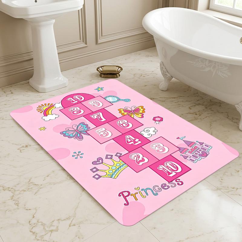 Princess Hop Living Room Nonslip Area Rug Soft Carpet For Bedroom Game Playroom Sofa Office Home Decor Doormat Christmas Gift C926404
