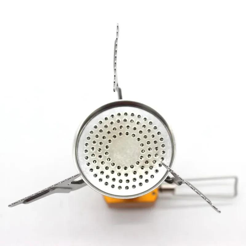 Outdoor Camping Ultra Light Mini Integrated Camping Stove Head Stove Gas Stove Outdoor Cooking Foldable Small Triangle Stove