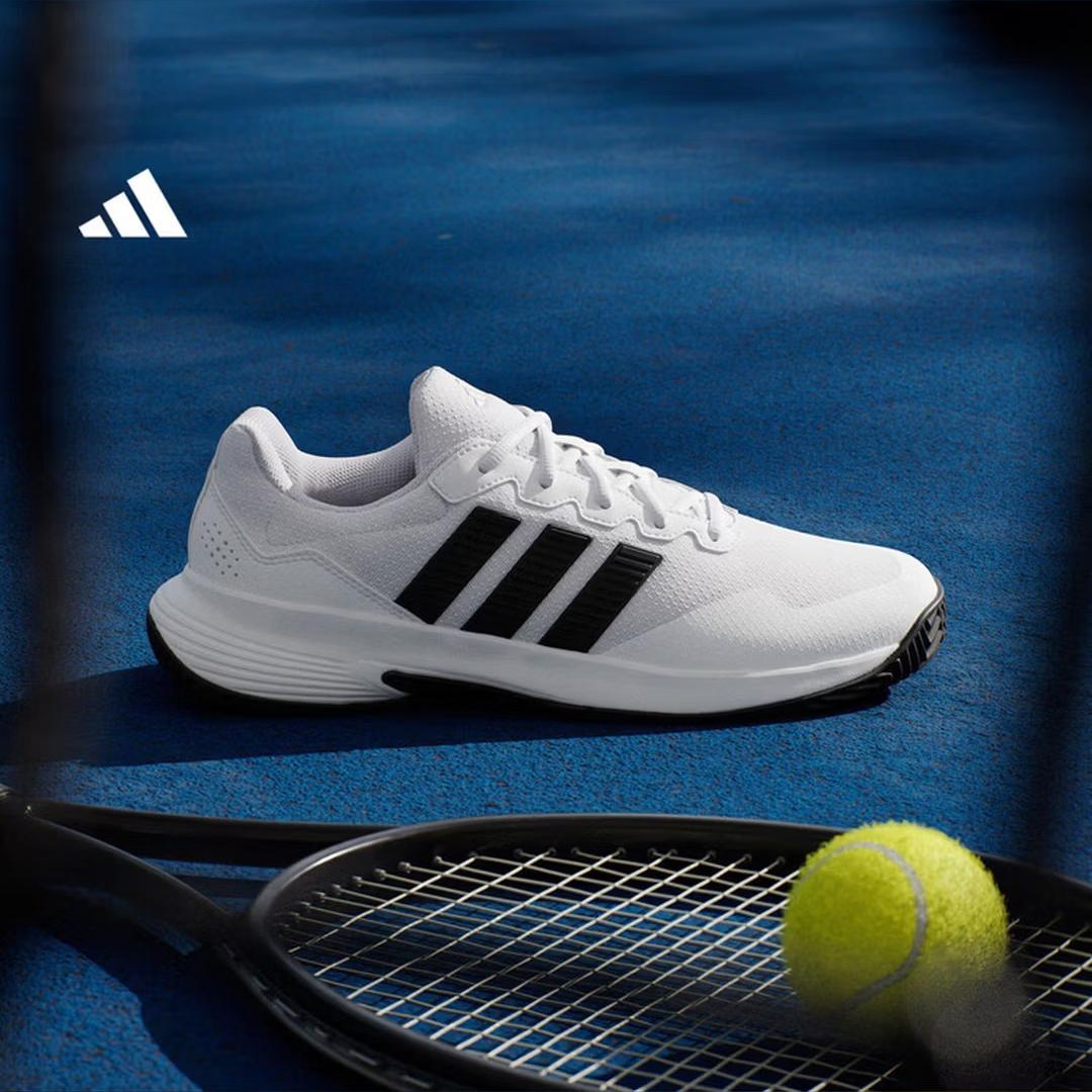 Adidas GameCourt 2 M Удобные низкие теннисные туфли для мужчин - Новый стиль - Adidas KI0781 39 белый