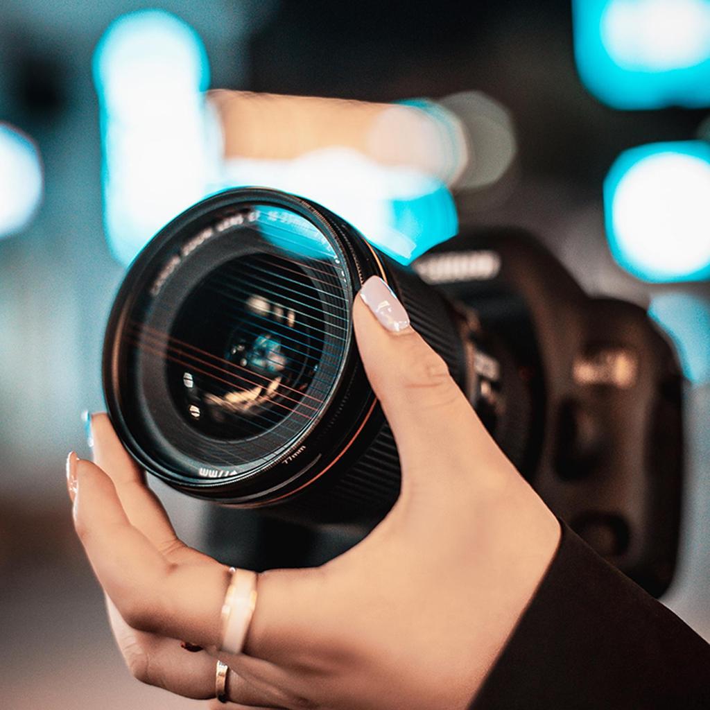 Regenbogen-Streifenfilter Optisches Glas für DSLR Kinematische Videokamera Zubehör