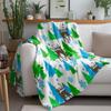Cozy Deer Throw Blanket Forest Animal Winter Warm Bedspread Sofa Cover Home Decor Gift Holiday Festive Decor