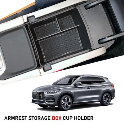 Car Central Armrest Storage Box For BYD Song Plus Champion Edition 2024 2024 Armrest Storage Box Cup Holder Interior Access V0G5
