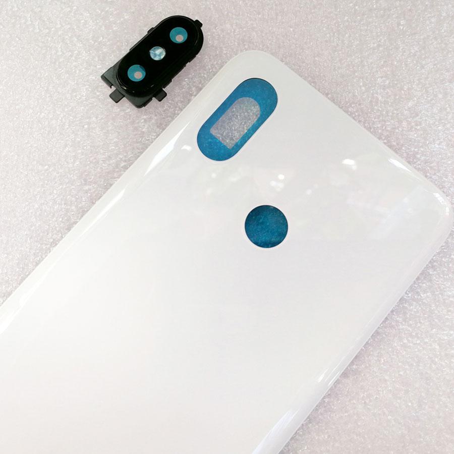 Gorilla Glass 5 For Xiaomi Mi 8 Mi8 Back Battery Cover Back Housing 3D Glass Cover Rear Door Back Cover