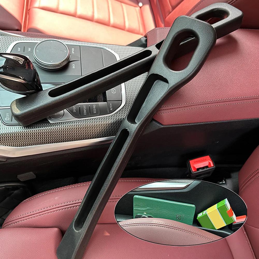 SEAMETAL 2PCS Car Seat Gap Plug Strip Side Seam Car Gap Filler Leak Proof Seat Gap Storage Organizer