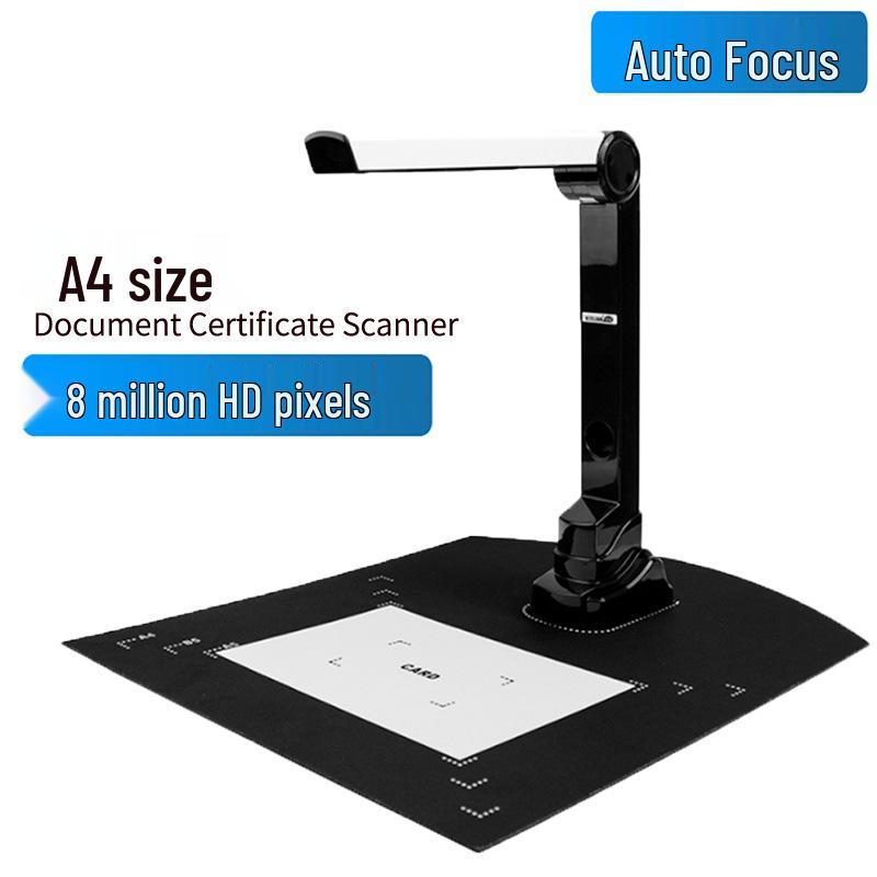 A3 High-Speed 16MP Scanner for A4 Documents, IDs, Photos, and Books with Teaching Stand