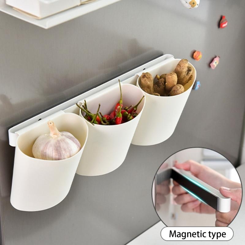 Wall Mounted Storage Bins Kitchen Storage Organizer Bucket Wall Mounted Organizer Basket,for Bathroom,Kitchen,Cabinet