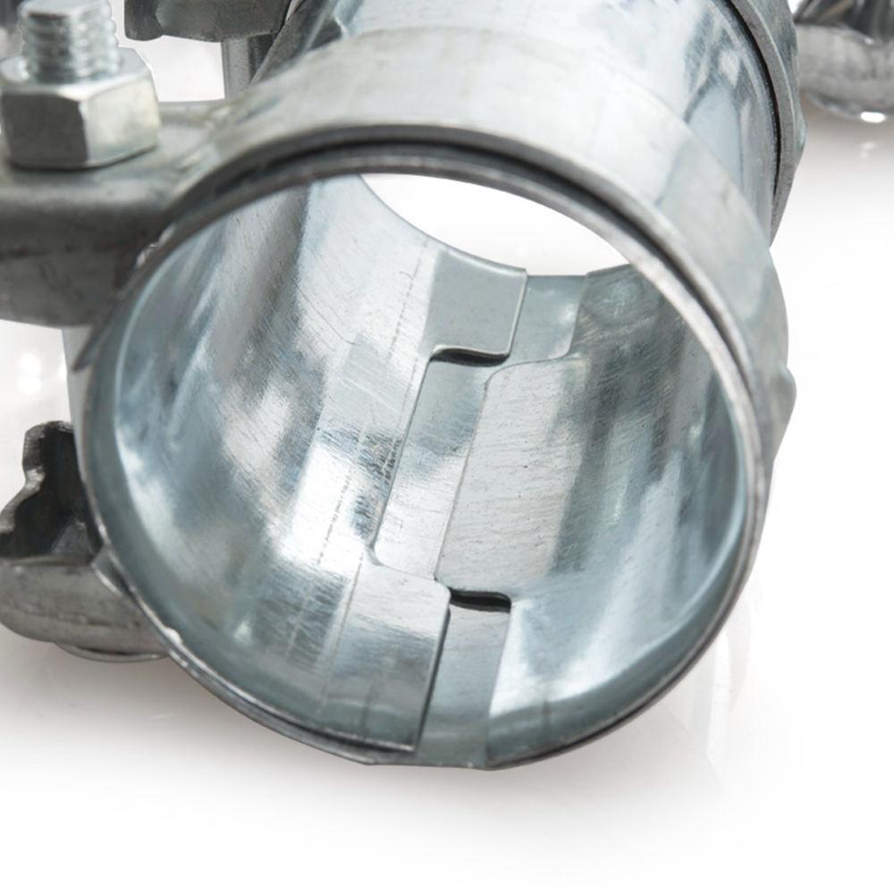 Stainless Steel High Quality Exhaust Tube Pipe Joiner Sleeve Clamp Connector Exhaust Tube Pipe Connector Length 95mm