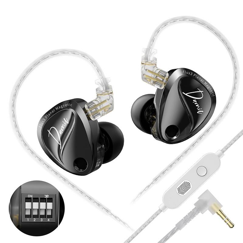 New KZ Duonic HiFi Earphones with Super Stroke Three Magnetic Planar Driver HM Acoustic Tuning Lossless Sound Quality IMEs