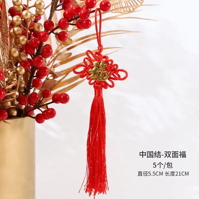 Nod roșu chinezesc Ciucuri Ornamente Decorație Agățat 8 stiluri Acasă pandantiv norocos Cadouri Design Vânzare caldă Fericire Nou Festival