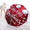 Merry ChristmasRed Foil Ornament with Snowflakes and BaublesUmbrella, Portable 3-Fold Compact Umbrella,Christmas Gift ES426