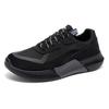Autumn new youth wind outdoor sports shoes solid color thick-soled non-slip shock-absorbing shoes