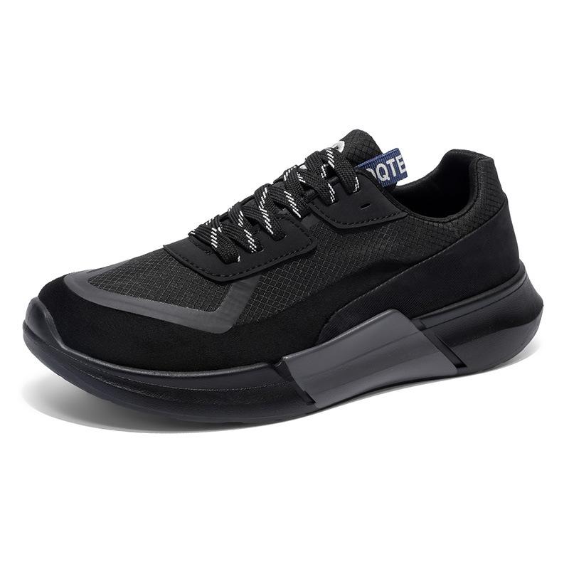 Autumn new youth wind outdoor sports shoes solid color thick-soled non-slip shock-absorbing shoes
