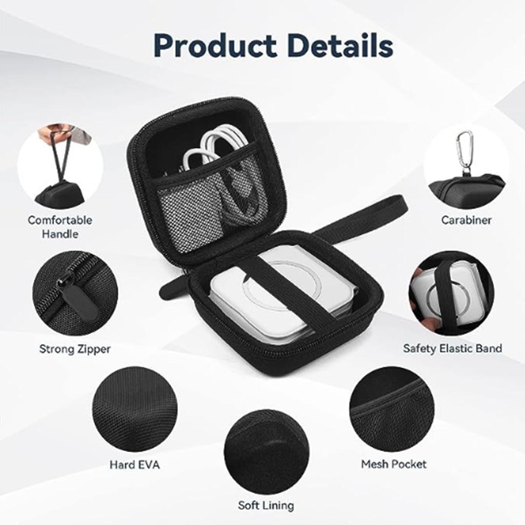 Data Cable Zippers Bag Small Portable EVA Storage Bag Folding Storage Pocket for UCOMX Protections Bag