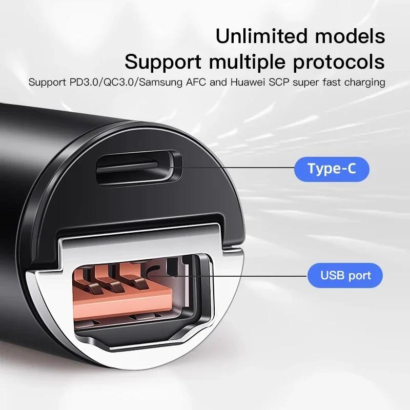 Car Charger USB Type-C Fast Charging Adapter Car Accessories For Lexus ES RX NX LS UX LM LX GX LC RZ IS CT GS RC HS SC TX LBX IS