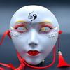 Hand-Painted Anime Mask Full Face Masquerade Mask Diy Project Cosplay Mask  Costume Party