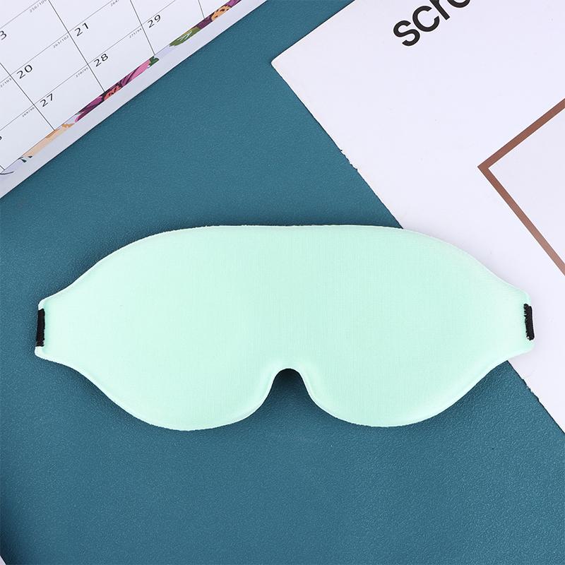 3D Sleeping Eye Mask Soft Skin-Friendly Breathable Light Blocking Eye Cover Travel Rest Lunch Break Blockout Light Eyeshade