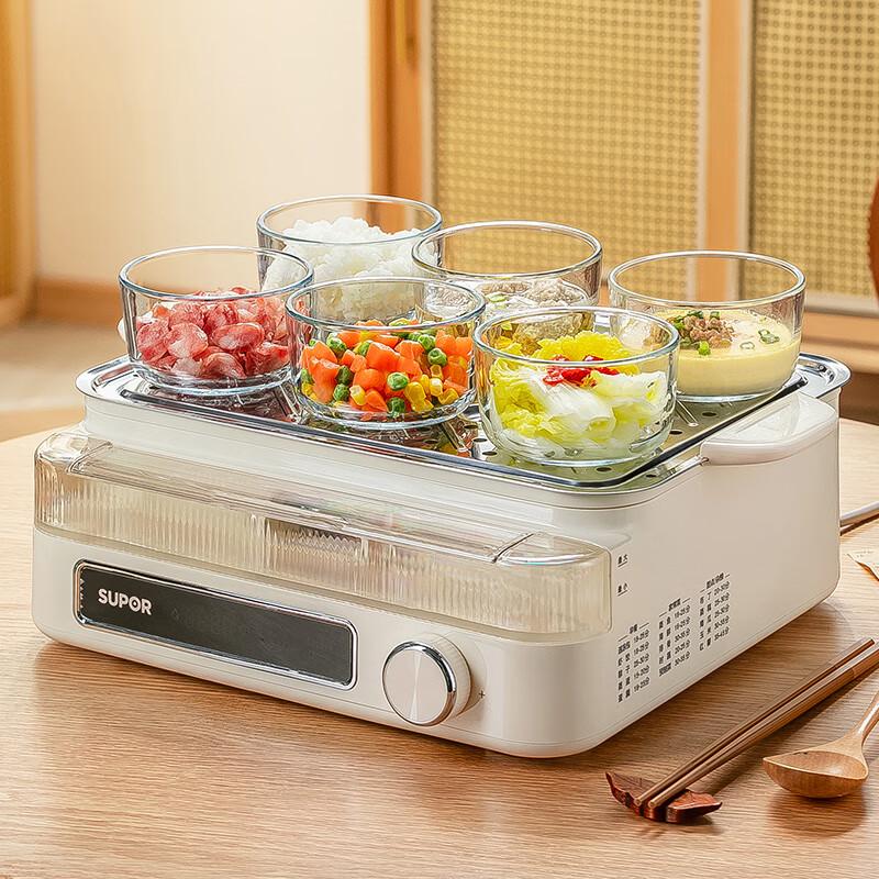 Genasi High Borosilicate Glass Steamer & Microwave Bowl with Lid