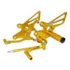 Motorbike Adjustable Driver Rear Sets Rearset Footrest Foot Rest Pegs For Kawasaki Ninja 250R EX 250 R 2008 2009 2010 2011 2012