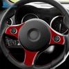 Real Soft Carbon Fiber Sticker LHD RHD Car Steering Wheel Button Trim For Alfa Romeo 159 2005-2017 2018