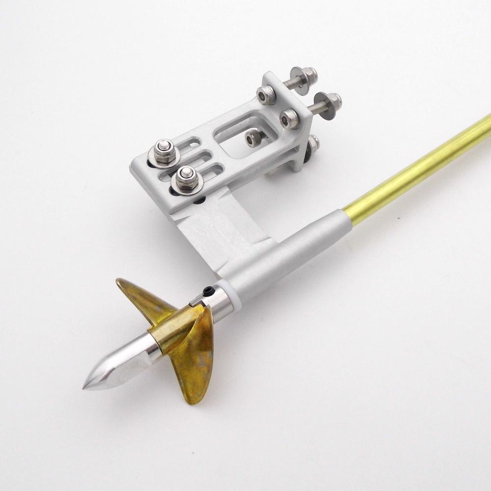 4mm Drive Shaft + 95mm Water Pickup Steering Rudder + 35mm propeller Kit for RC Boat MONO Speed O VEE Hydroplane DIY Parts