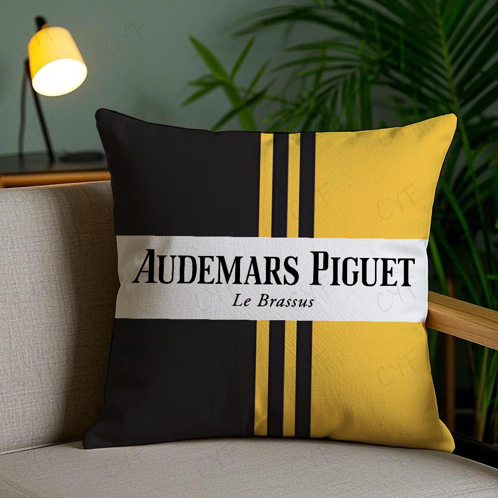 Audemars Piguet Pillow Case Anti-Dustmite Pillowcase Invisible Zipper Silky Short Plush Sofa Cushion Cover