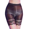 -pin seamless oily boxer underwear women's ultra-thin D silky safety pants large size horse oil seamless open underwear