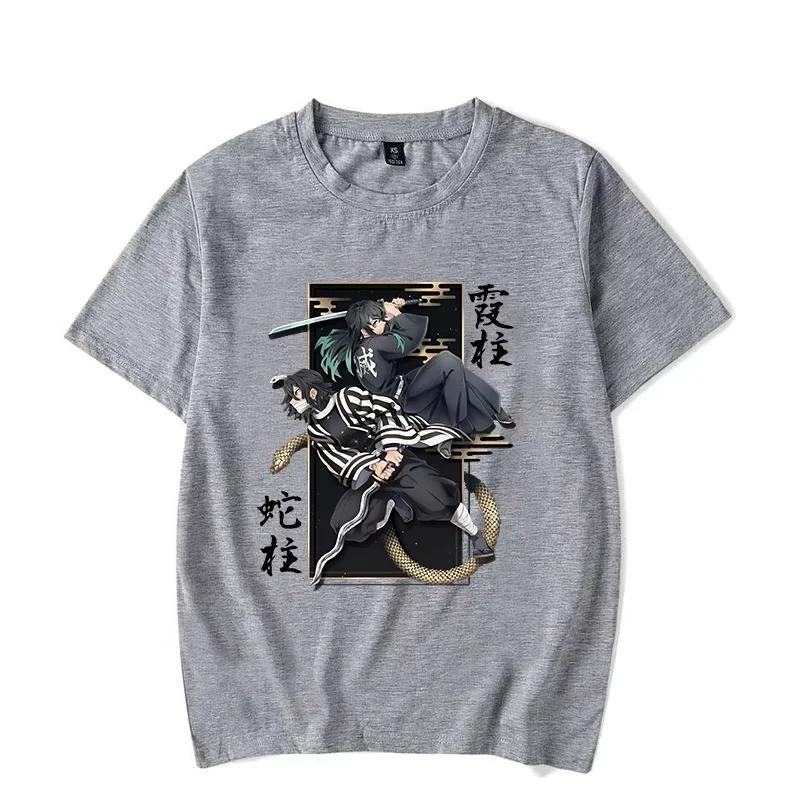 Anime Hot Iguro Obanai Tokitou Muichirou Printed Women Summer Short Sleeve Summer Tee Anime T Shirt Fashion Tops Jogging Shirt