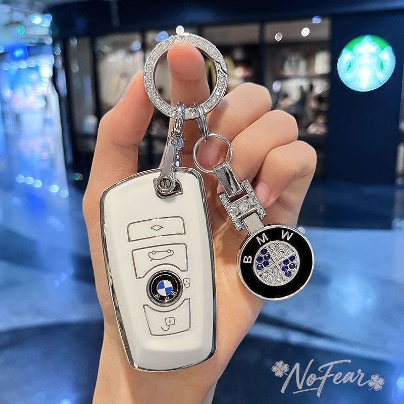 TIIU6 Car Remote Key Case Cover Protector For BMW 1 2 3 4 5 6 7 Series X1 X3 X4 X5 X6 F36 F25 F26 F30 F34 F10 F07 F20 Z10 Car stickers