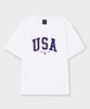 WHO.A.U Usa Printing T-Shirt / Whrpg2405U