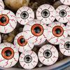 6Pcs Halloween Eyeball Ornaments Resin Realistic Eyeballs Spooky Eyeball Decorations for Potted Plants DIY Craft Horror Themed Party Decoration