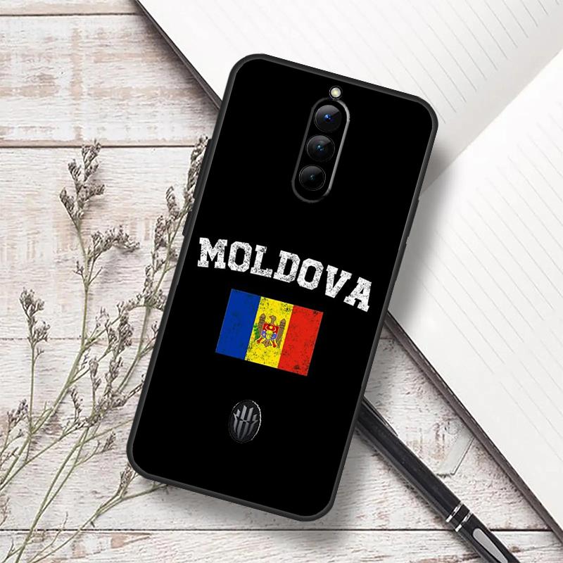 Capa Bandeira da Moldávia Para ZTE Nubia Red Magic 10 Pro 10S 9S 8S 8 9 Pro Plus 6 7 6S 7S RedMagic 10 Air Cover
