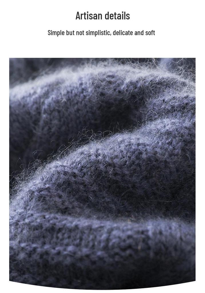 Women's High-End Cashmere Cable Knit Hat - 2025 Autumn/Winter Collection