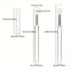 Manicure Transparent Silicone Wand Magic Mirror Powder Aurora Powder Applicator Wand Rubbing Powder Glitter Eyeshadow Portable Multifunctional Brush