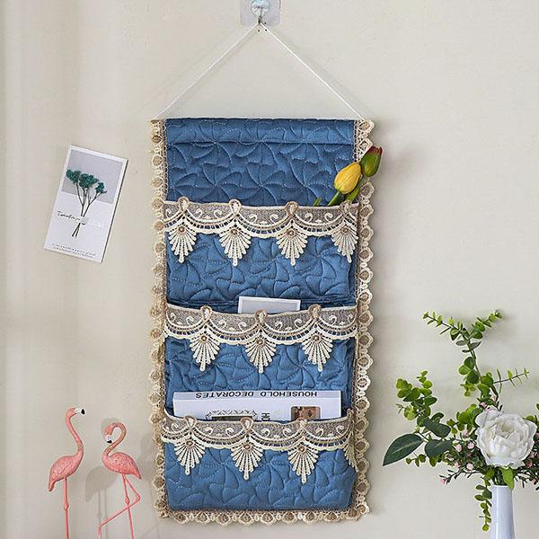 Тканевая подвесная сумка Сумка для хранения Дверь Подвесная сумка для отделки задней стены Прикроватная сумка для хранения Подвесная сумка Сумка для хранения в общежитии с крючком 3458cm 1999₽