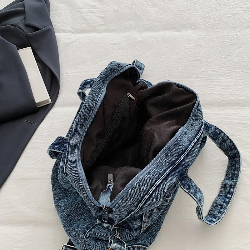 Vintage Denim Crossbody Bag Women's Handbag Shoulder Tote Bag