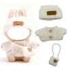 BTtime Plush Clothes, Knit Hat, Sweater, Bag, Doll Replacement Clothes, Lovebu Clothes, Cute Dress-Up DIY Accessories (Beige)