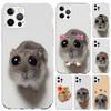 Funny Sad Hamster Meme Phone Case for Iphone 17 Air 16 15 Plus 14 13 Mini 12 11 Pro Max 16E 7 8 SE 2020 Soft Funda Print Shell 1