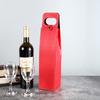 Wine Bags Of Wine Packaging Gift Boxes Red Wine Only Leather Box Wine Carrier Tote Bag Solid Color High-grade Wine Packing Bag